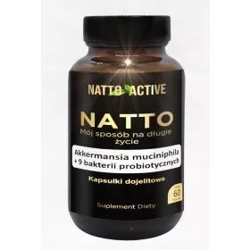   Natto Active K2 MK7 + Akkermansia: Probiotička Formula za Zdravlje (60 kapsula)