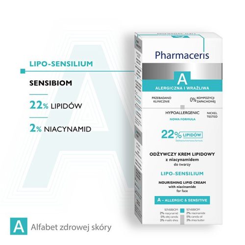 Pharmaceris Alipo-Sensilium Hranjiva Krema za Osjetljivu Kožu 50 ml