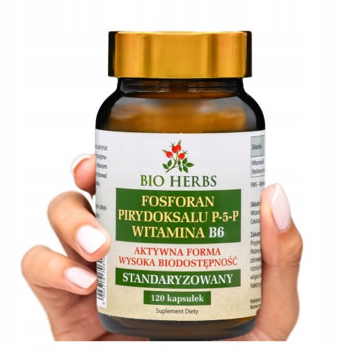P-5-P Fosforan Piridoksalu, Vitamin B6 – Aktivni oblik za nervni sustav, 120 kapsula