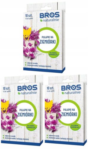 3x Zamke za lisne uši Bros Natural - Žute ljepljive zamke