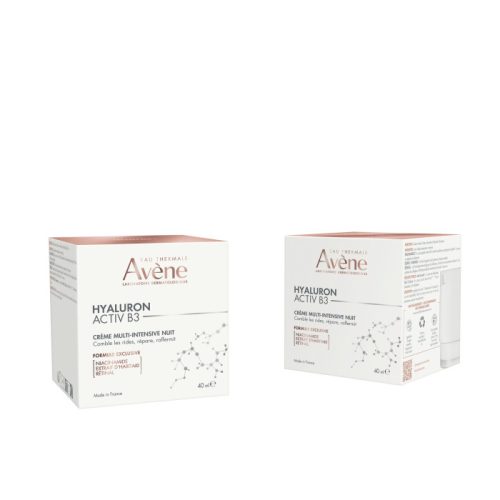 AVENE HYALURON ACTIV B3 - Intenzivna noćna krema za obnovu kože, 40ml