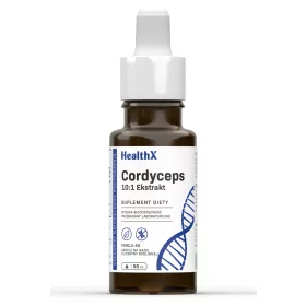   HealthX Cordyceps Extract 10:1 - Prirodni poticaj energije i izdržljivosti, 50 ml