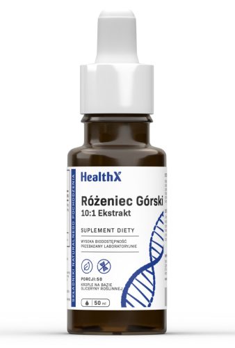 HealthX Ekstrakt Różeńca Górskiego 10:1 u Kapima - 50 ml