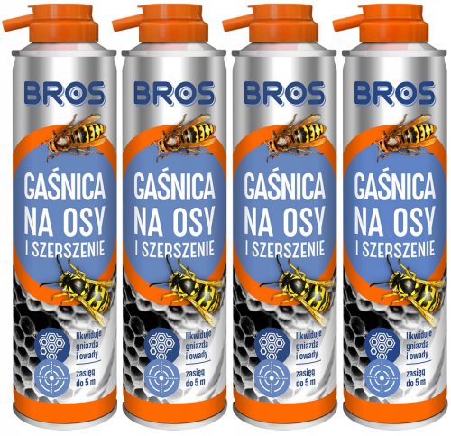 Sprej za uništavanje osinjaka i stršljenjaka BROS 300ml - paket od 4 komada