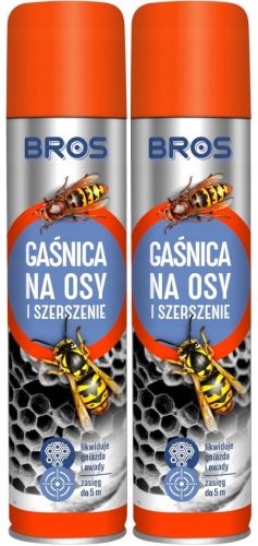 Sprej za uništavanje gnijezda osa i stršljenova BROS, 600ml, 2 komada