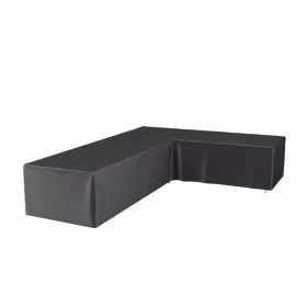   Pokrovac za vrtni namještaj u obliku L 275x355x70 AeroCover sivi Homms