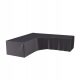 Pokrovac u obliku slova "L" 270x270x70 AeroCover, sivi - Homms