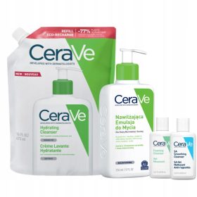 Komplet CeraVe Emulzija za Umivanje za Normalnu i Suhu Kožu