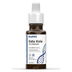   HealthX Gotu Kola Ekstrakt 10:1 - Prirodni dodatak za zdravlje kože i cirkulaciju, 50 ml
