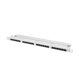  Patch panel 24 porta 0.5U Cat.6 siva