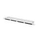  Patch panel 24 porta 0.5U Cat.6 siva