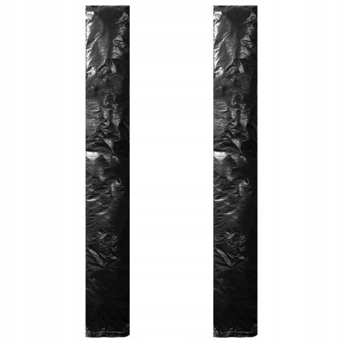 2x Zaštitna navlaka za vrtne suncobrane, crna, 200 cm