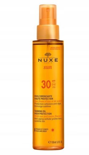 NUXE Sun SPF 30: Ulje za sunčanje lica i tijela s egzotičnim mirisom, 150ml