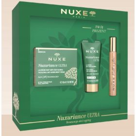   NUXE Nuxuriance Ultra - Set antiejdž kreme za noć 50 ml, dnevna krema 15 ml & Roll On Huile Prodigieuse® Or 8 ml