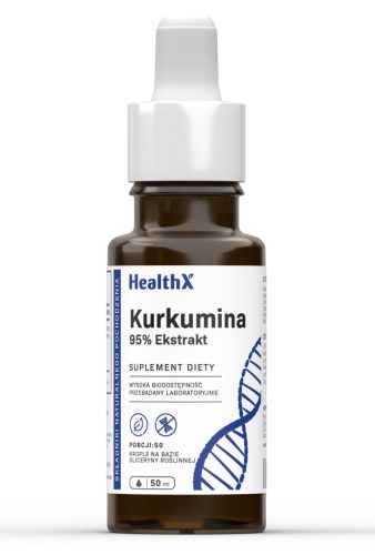 HealthX Kurkumina Ekstrakt 200 mg - Dodatak za Zdravlje Stawów i Vitalnost