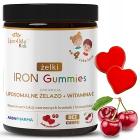   Lipo4Me™ Kids IRON Gummies - Želeći za djecu s željezom i vitaminom C, 60 komada