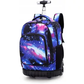   Školski ruksak na kotačima s višeslojnim odjeljcima za pohranu