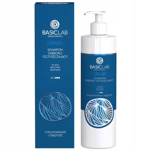 BasicLab Šampon za dubinsko čišćenje s 3% PHA, ureom i argininom, 300ml