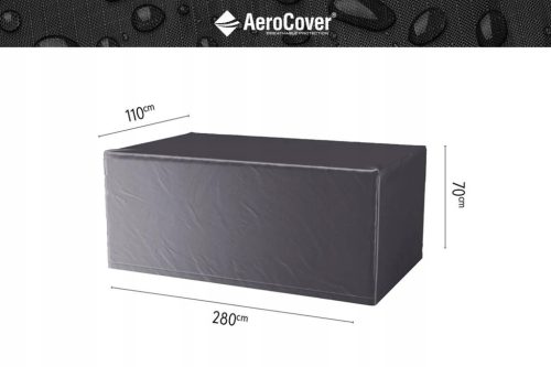 Pokrivač za vrtni stol AeroCover 280x110x70 antracit - zaštita s elegancijom