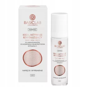   Revitalizirajuća dnevna krema za lice, vrat i dekolte BasicLab, 50 ml