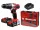  Einhell TE-CD 18/2 18 V 2x2Ah akumulatorska bušilica-odvijač + 64 komada pribora