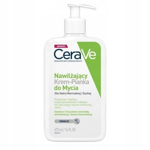 Hidratantna Krema-Pjena za Pranje Normalne i Suhe Kože 473 ML
