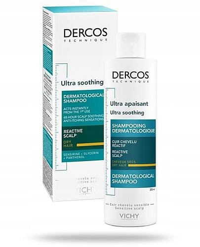Vichy Dercos Ultra Soothing - Ultra umirujući šampon za suhu kosu 200 ml