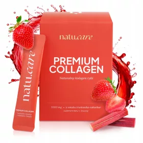   Kolagen Premium Natu.Care 5000 mg Okus Jagode i Rabarbare - 30 Vrećica