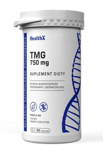 HealthX TMG Betain 60 Kapsula - Podržava Zdravlje Srca i Mozga