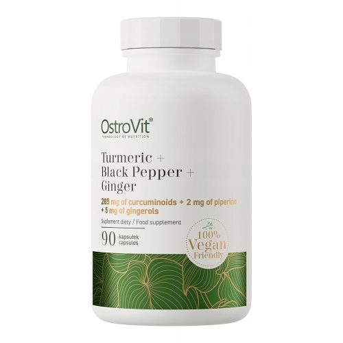 OstroVit Kurkumin + Crni Papar + Đumbir VEGE 90 kapsula