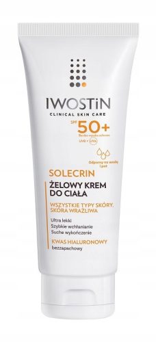 IWOSTIN Solecrin Gel Krema za tijelo SPF 50+ za osjetljivu kožu