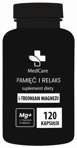 L-Treonin Magnezija od MedCare - 120 Kapsula za Zdravlje Mozga i Nervoze