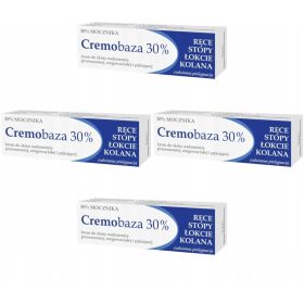 Paket od 4 Cremobaza 30% Krema s Ureom za Ruke i Noge, 30g