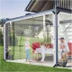 Vodootporna Transparentna PVC Cerada 420 g/m² s Aluminijskim Očkima 2x1 m