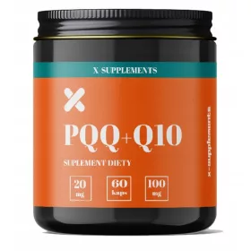   X-Supplements PQQ + Koenzym Q10 - Zaštita za energiju i zdravlje srca, 60 kapsula