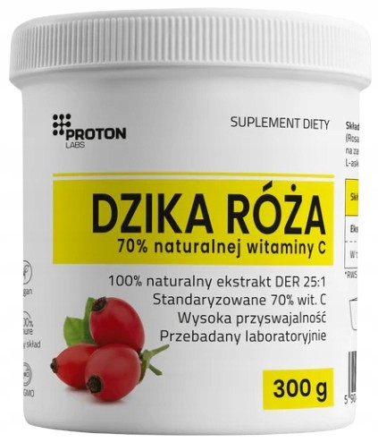 Dodatok prehrani od Divlje Ruže Proton Labs, 70% prirodnog vitamina C, 300 g