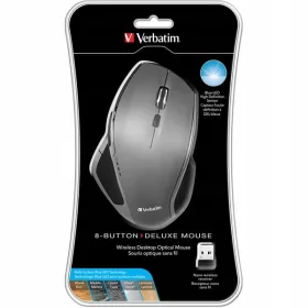  Verbatim Deluxe bežični miš 1600 DPI crno-sivi