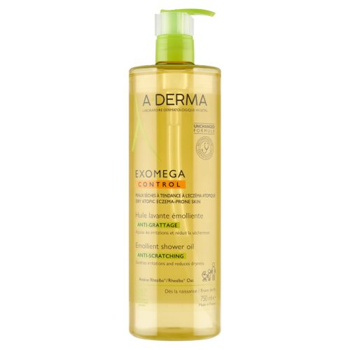A-Derma Exomega Control Emolijentni ulje za tuširanje za atopijsku kožu 750ml