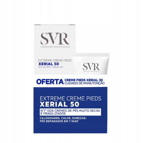 SVR Xerial Duo Set za Njegu Stopala - Kreme Xerial 30 i Xerial 50 Extreme