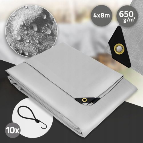 Vrhunska cerada 650 g/m² s metalnim očicama i elastičnim trakama