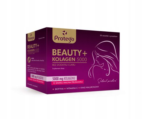 Protego Beauty+ Kolagen 5000 s Okusom Maline i Jagode, Dodatak Prehrani