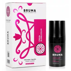   Bruma Liquid Vibrator Bubblegum 15 ml - Žel za Intimne Trenutke s Okusom Žvakaće Gume
