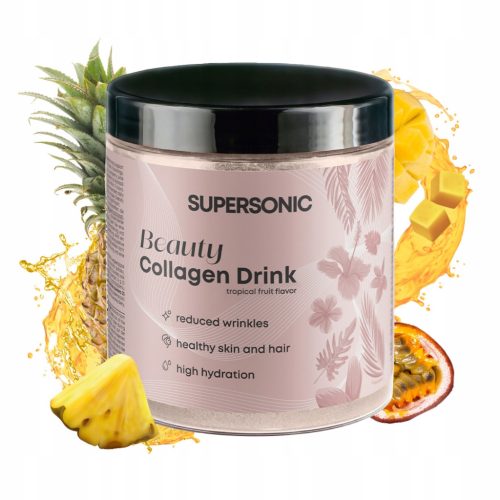 Kolagen Beauty Drink Supersonic 180g - Osvježavajući Tropski Okus