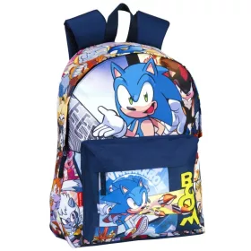   Školski ruksak Sonic the Hedgehog s više pretinaca od Perone