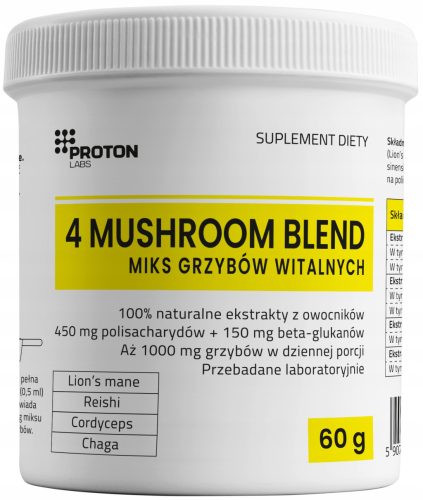 4 MUSHROOM BLEND Proton Labs - Prah Vitalnih Gljiva 60g