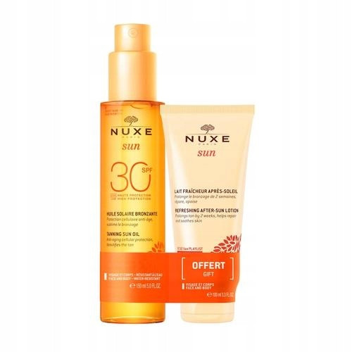 NUXE Sun Zaštitni Brončani Ulje SPF 30 i Balzam za Nakon Sunčanja