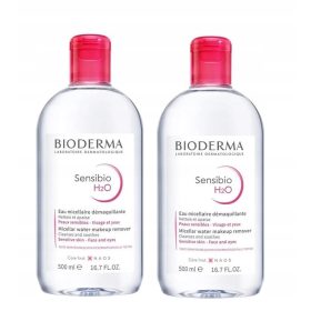   Bioderma Sensibio H20 micelarna voda 2x 500ml za osjetljivu kožu lica