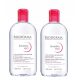 Bioderma Sensibio H20 micelarna voda 2x 500ml za osjetljivu kožu lica