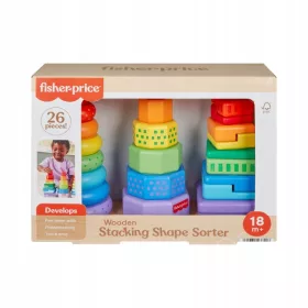  Fisher-Price Drveni razvrstivač oblika piramide