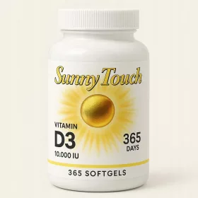 Sunny Touch Vitamin D3 10000 IU - 365 Softgel Kapsula